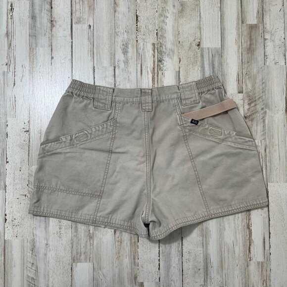 5.11 Tactical Cream Khaki Cargo‎ Shorts Utility Mens Womens Size 34 - Picture 3 of 4